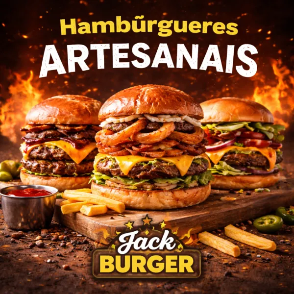 Hambúrguers Artesanais - Jack Burgers